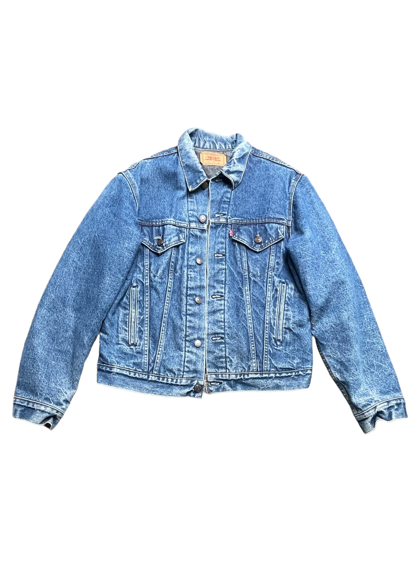 Vintage 80s Levi’s Blanket Lined Denim Jacket Large