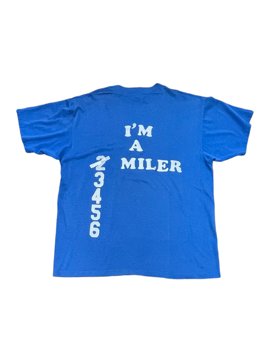 Vintage 70s Jogger “I’m a Miler” T Shirt Large