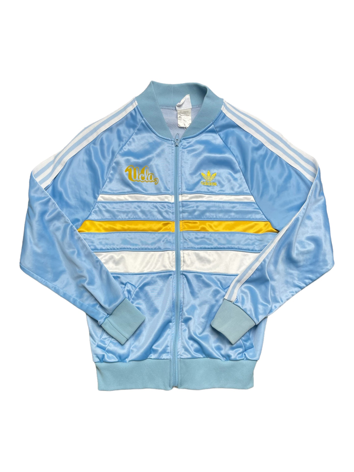 Vintage 80s University of California Los Angeles UCLA Adidas Track Jacket Small
