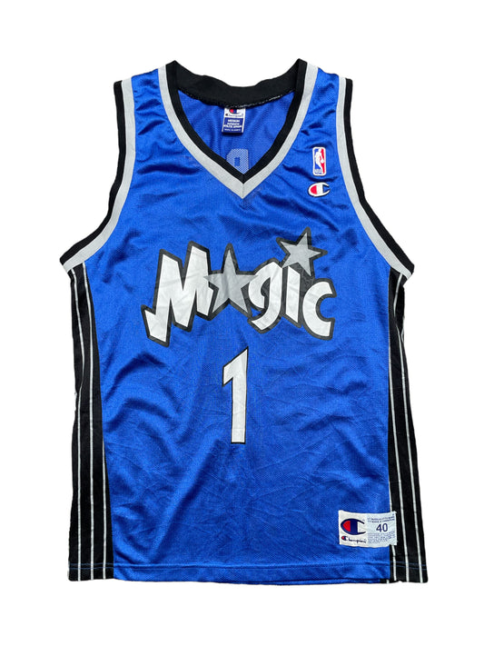 Vintage Champion Orlando Magic Tracy McGrady #1 NBA Basketball Jersey Medium