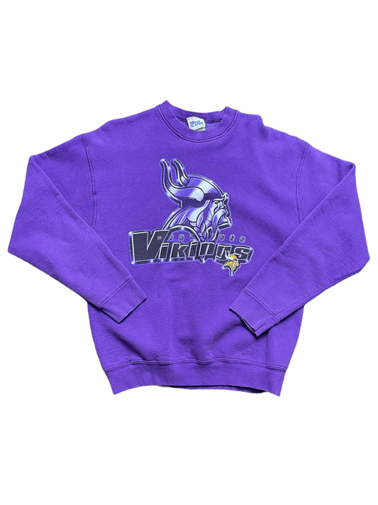 Vintage 90s Minnesota Vikings NFL Football Sweatshirt XLarge