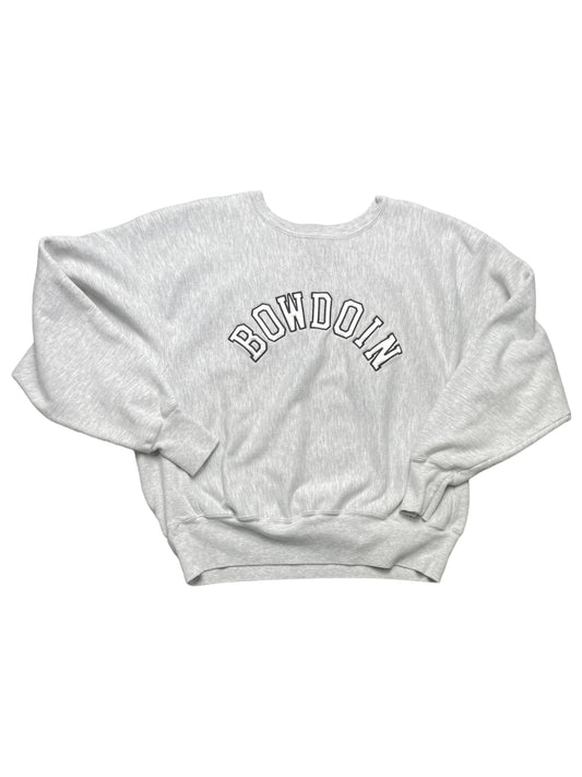 Vintage Y2K Bowdoin College Brunswick Main Champion Reverse Weave Sweatshirt XLarge