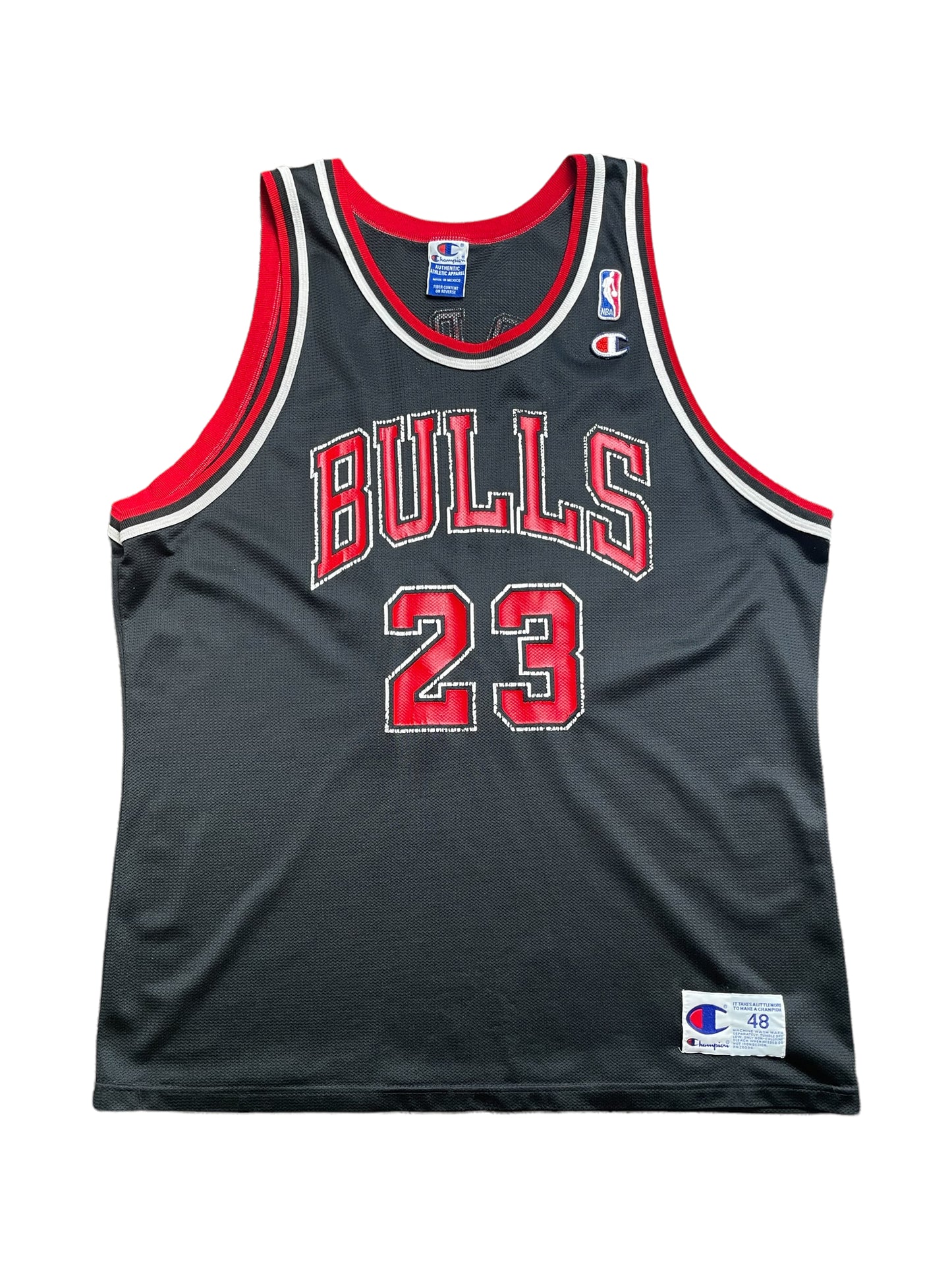 Vintage 90s Champion Tag Chicago Bulls Micheal Jordan #23 NBA Basketball Jersey XLarge
