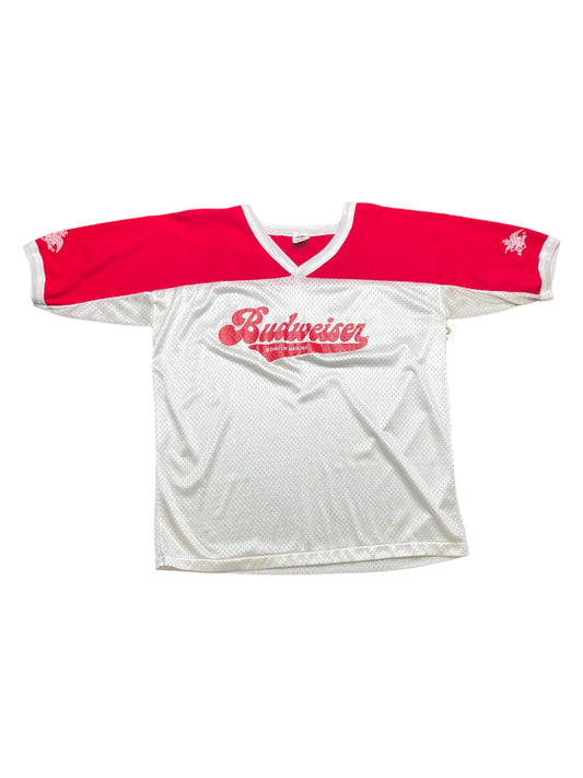 Vintage 80s Budweiser “King of Beer” Jersey XLarge