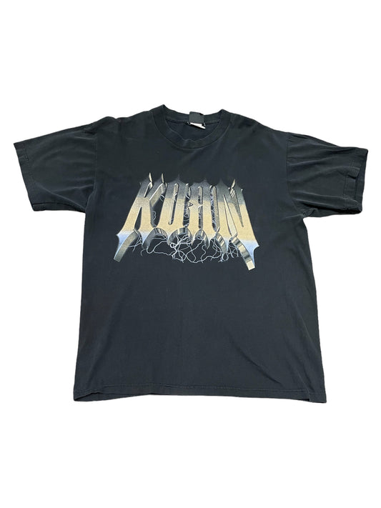 Vintage Y2K Korn Lightning Band T Shirt XLarge