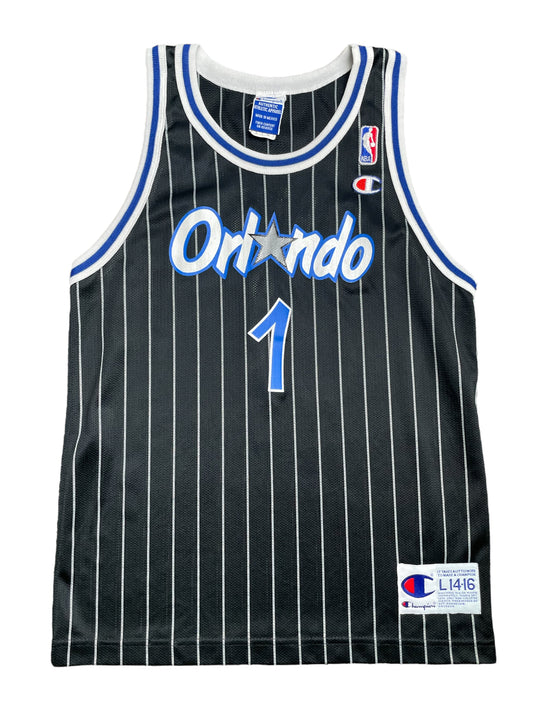 Vintage Y2K Penny Hardaway Orlando Magic #1 Champion Basketball Jersey Youth Large