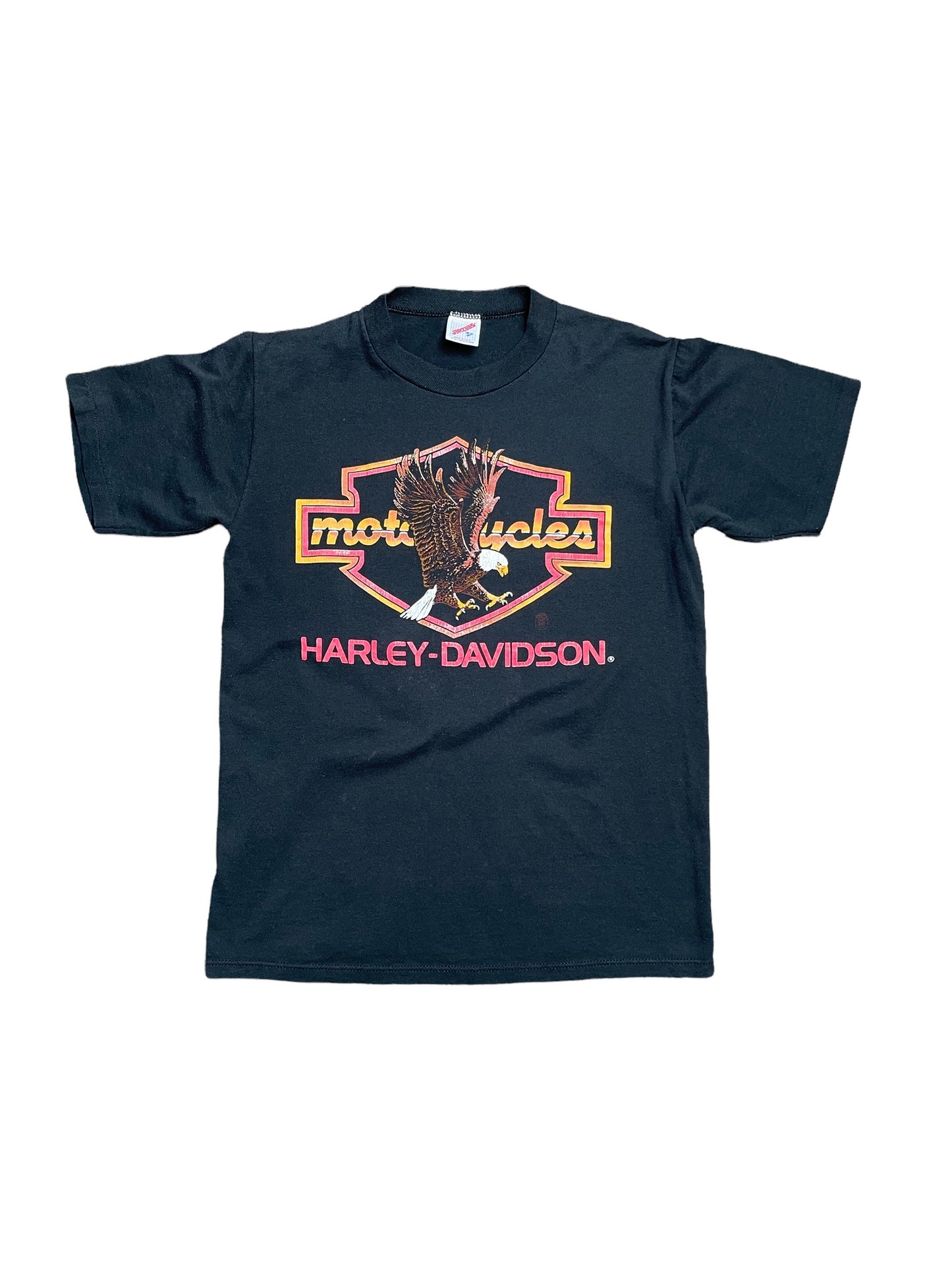 Vintage 80s Eagle Harley Davidson T Shirt Medium