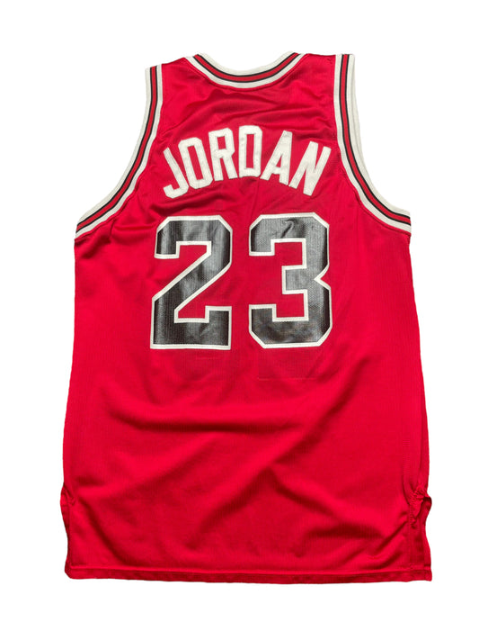 Vintage 80s Michael Jordan Chicago Bulls Mac Gregor Sand Knit #23 NBA Basketball Jersey Large