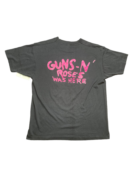 Vintage 1987 Guns N Roses “Guns N Roses Was Here” Band Tshirt Large