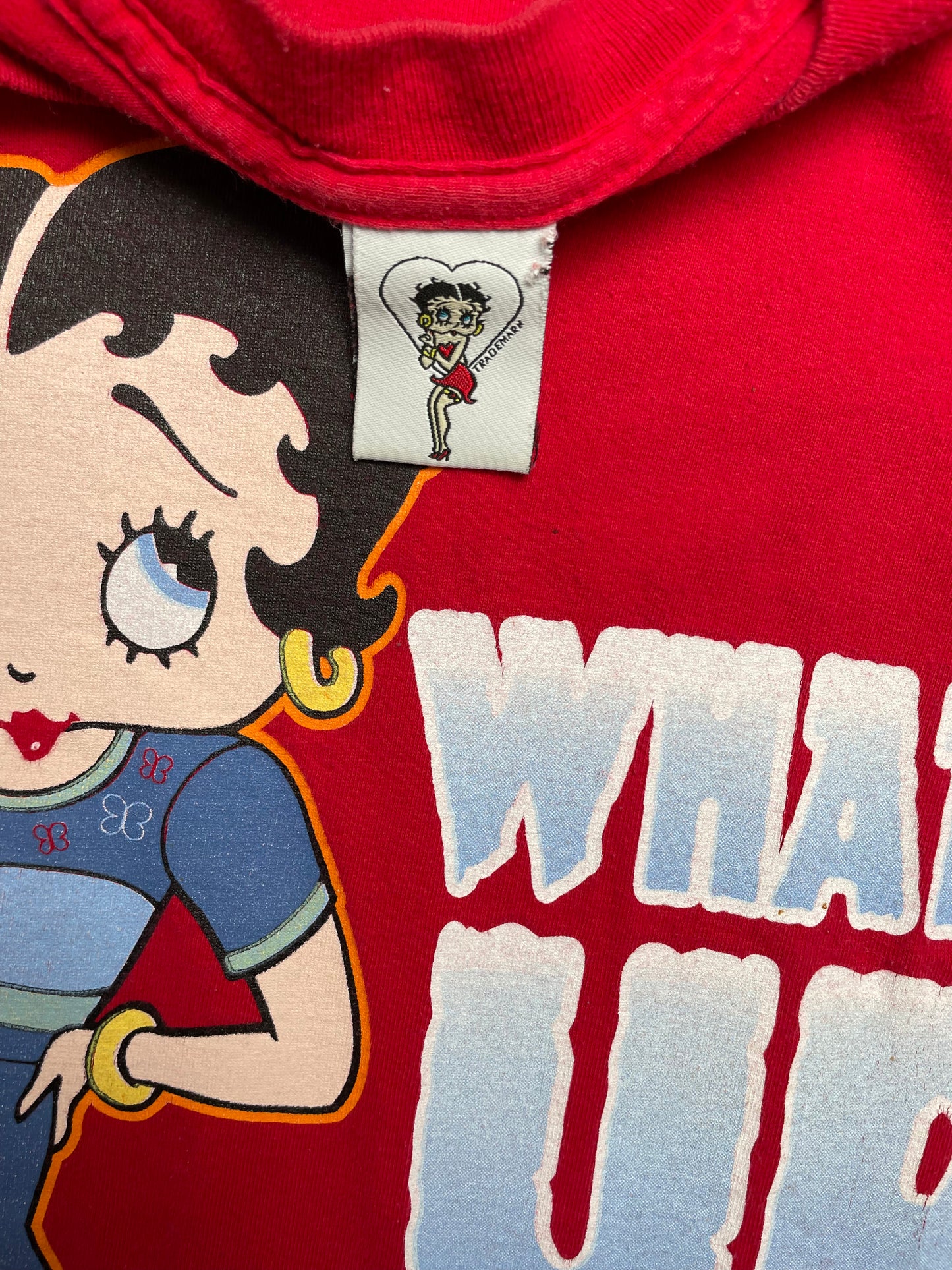 Vintage 2000 What’s Up With That Betty Boop T Shirt Large