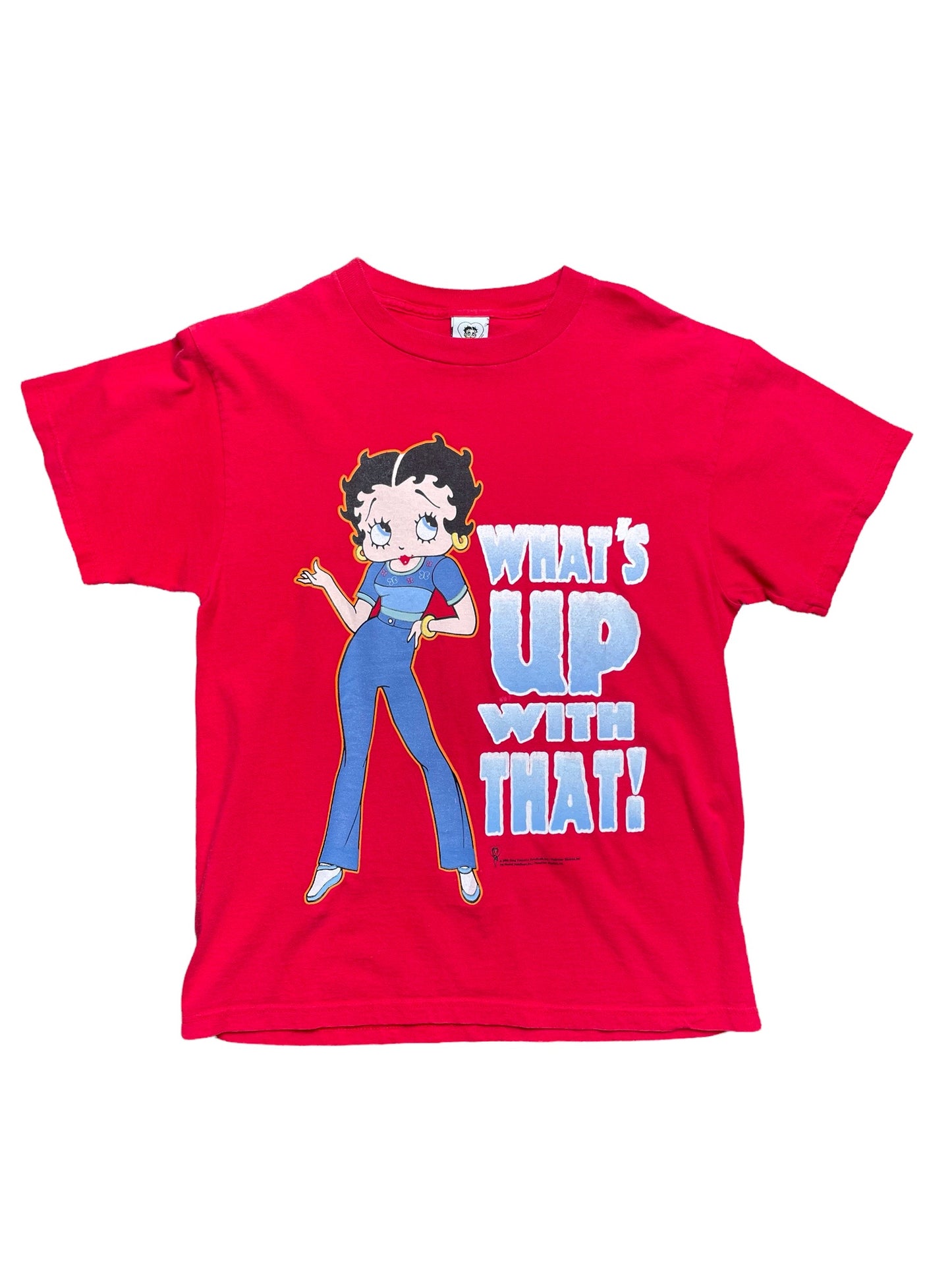 Vintage 2000 What’s Up With That Betty Boop T Shirt Large