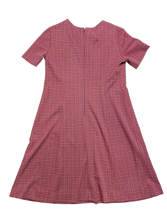 Vintage 60s Red Woven Mini Mod Dress