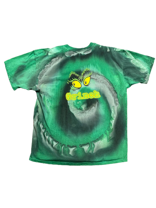 Vintage 1997 Dr Seuss The Grinch Tie Dye T Shirt XLarge