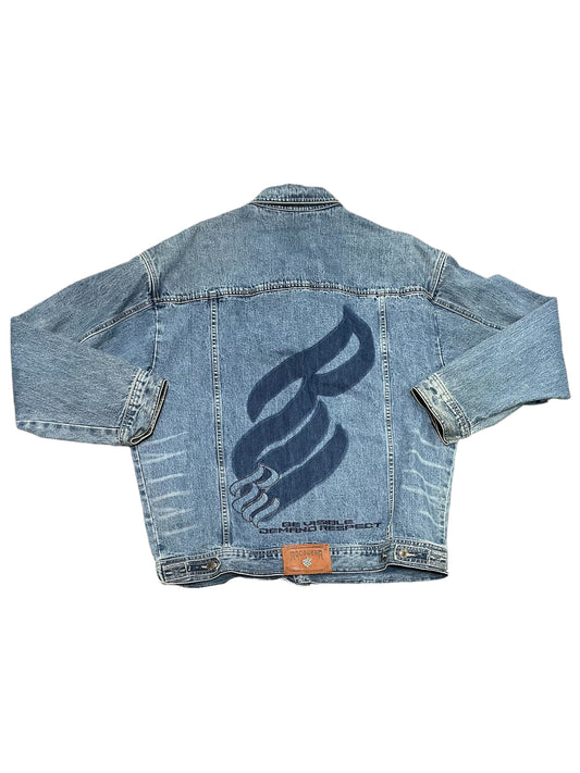 Vintage 90s Rocawear Denim Jacket Large