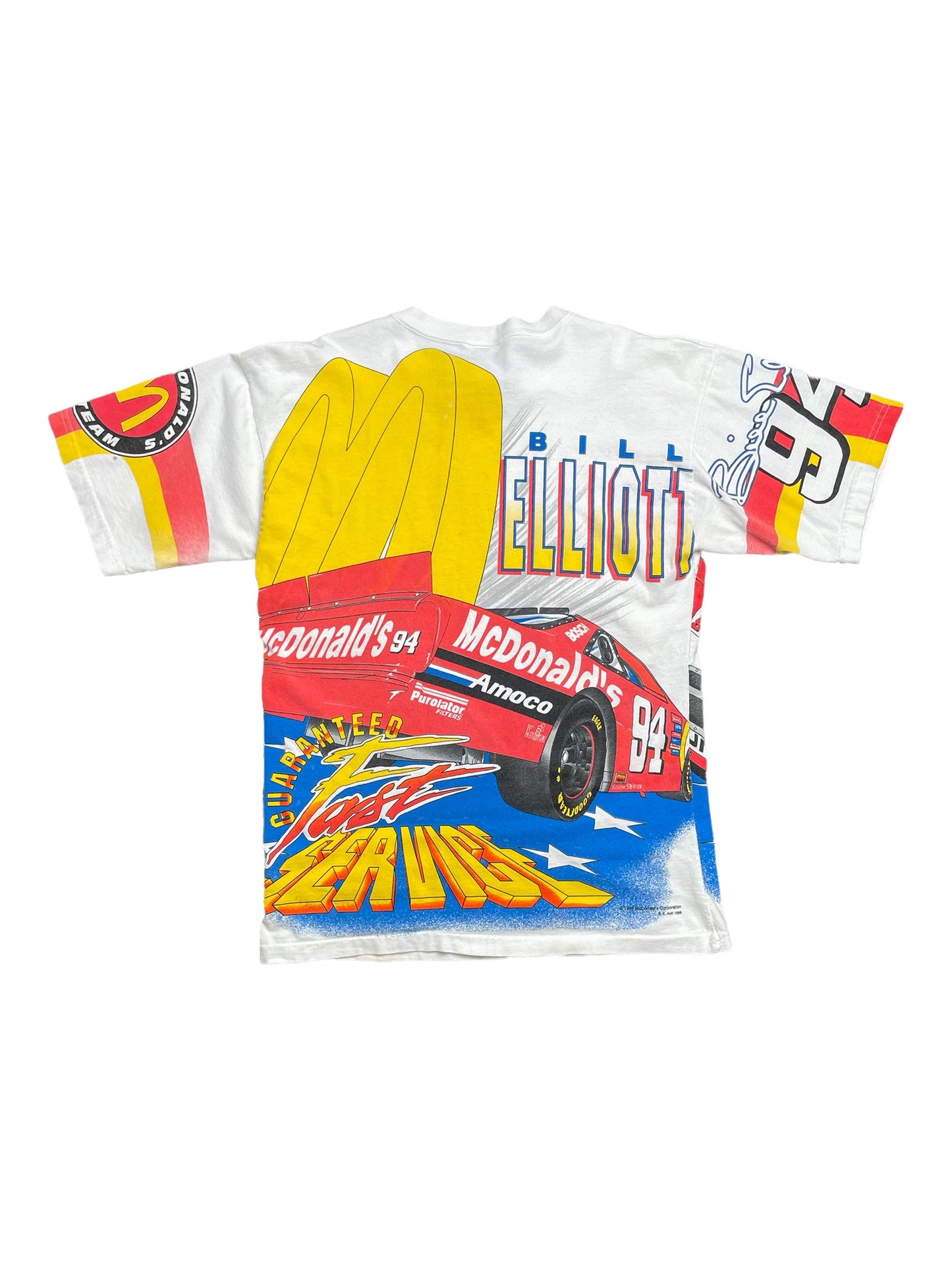 Vintage 1996 NASCAR Bill Elliott T Shirt Medium