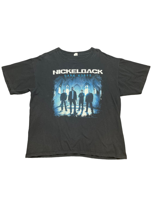 Vintage 2009 Nickelback Band Tour Tshirt XLarge