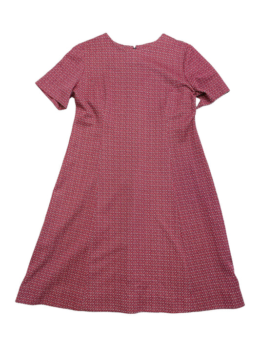 Vintage 60s Red Woven Mini Mod Dress