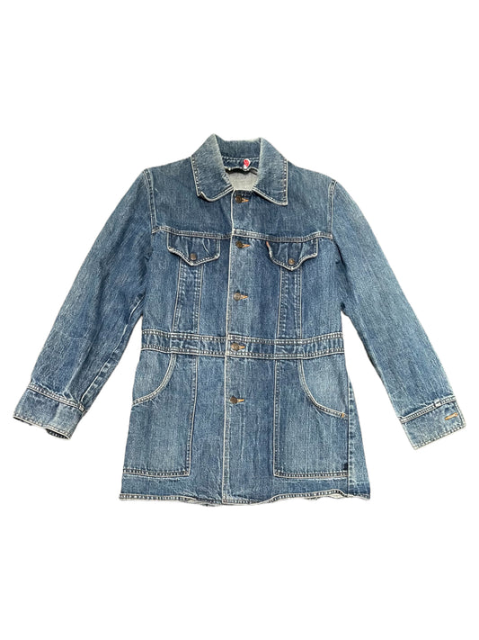 Vintage 70s Levi’s Orange Tab Trench Style Denim Jacket Medium