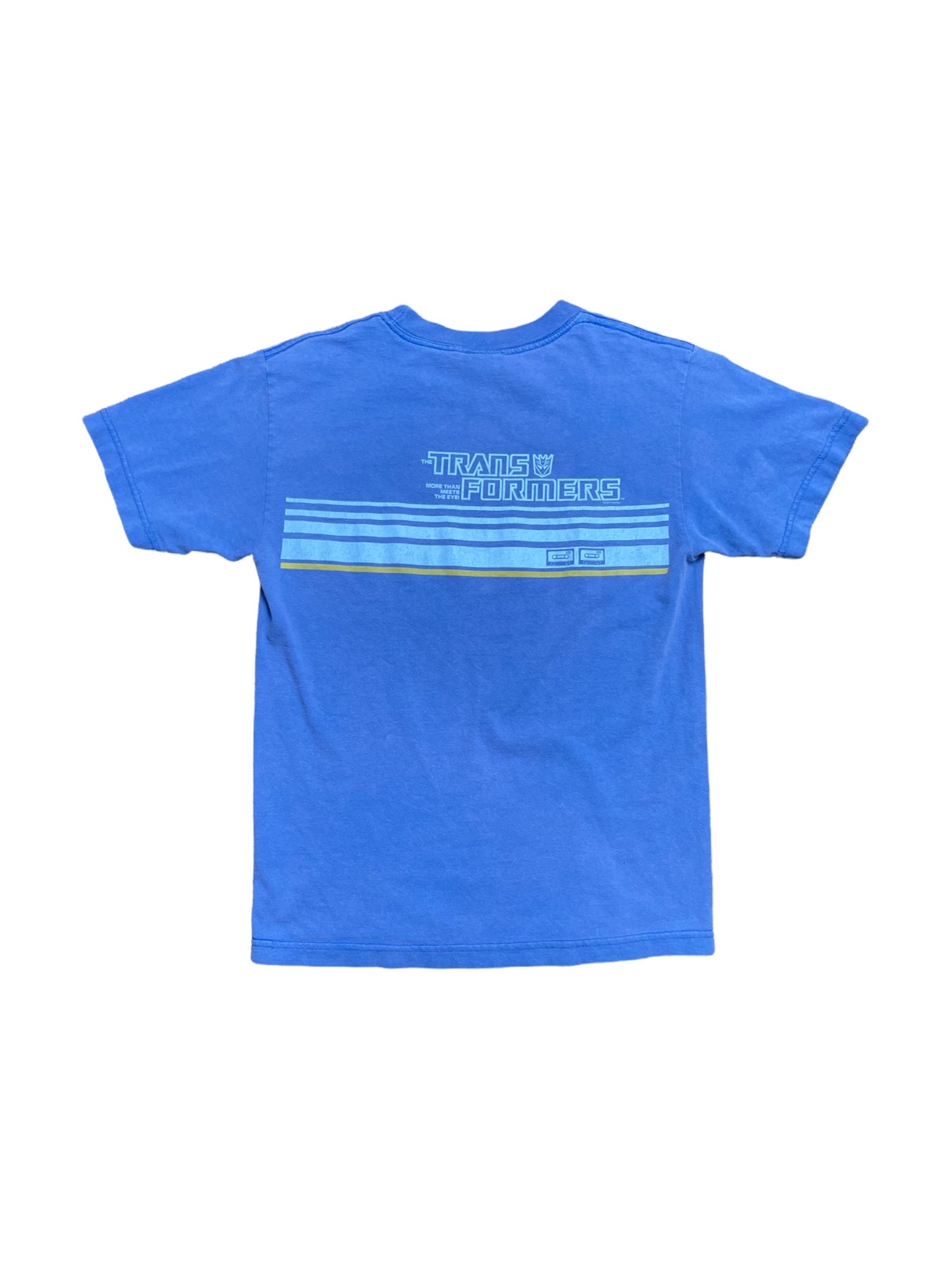 Vintage Blue Transformers T Shirt Small