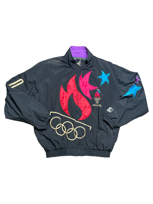 Vintage 1996 Atlanta Olympics Starter Windbreaker Jacket Large