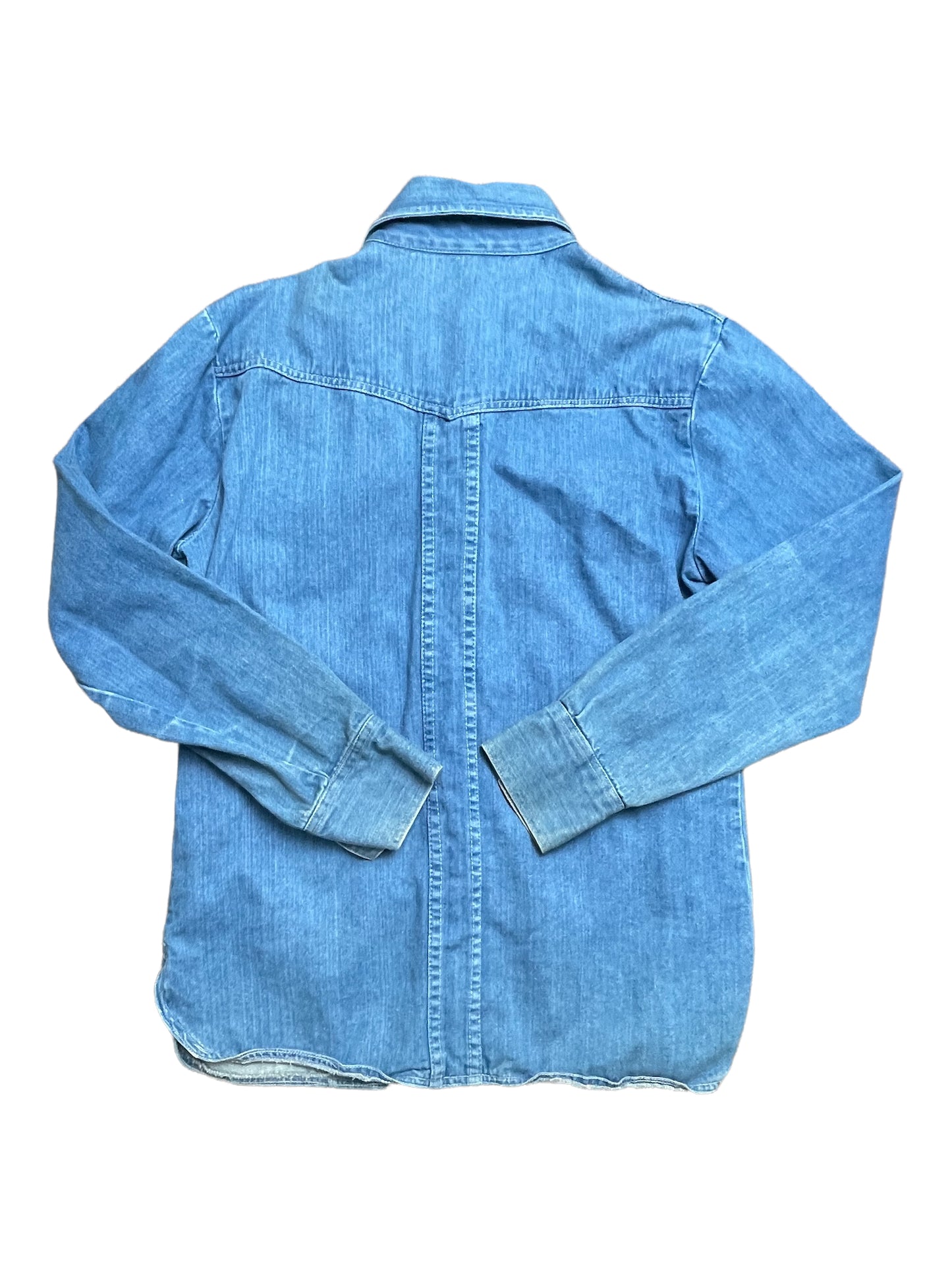 Vintage 60s Denim Blues by Sigallo Multiple Pockets Denim Jacket Medium