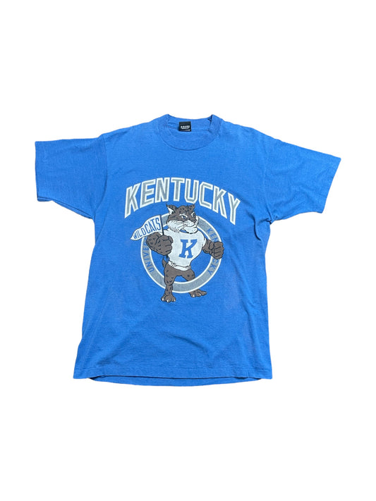 Vintage 80s University of Kentucky Wildcats T Shirt XLarge