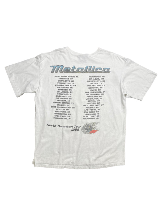 Vintage 1998 Metallica Gimme Fuel Tour Band T Shirt XL