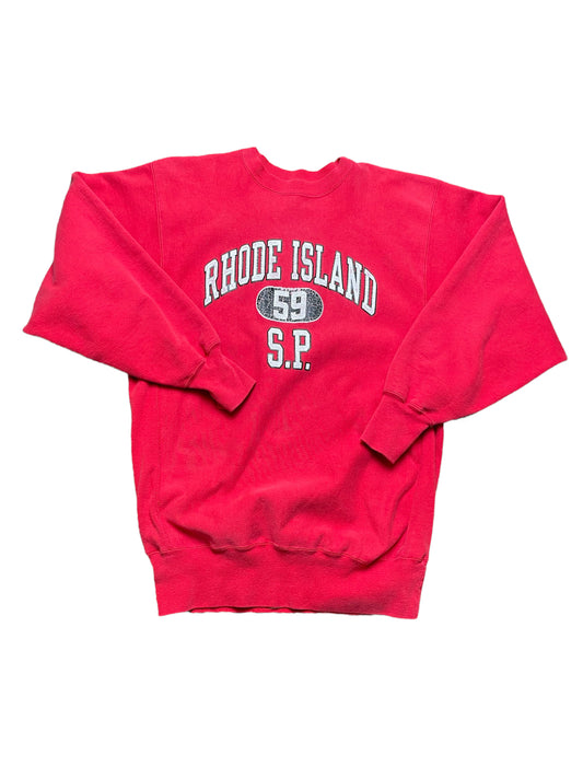 Vintage 90s Champion Reverse Weave Rhode Island Red Sweatshirt XXLarge