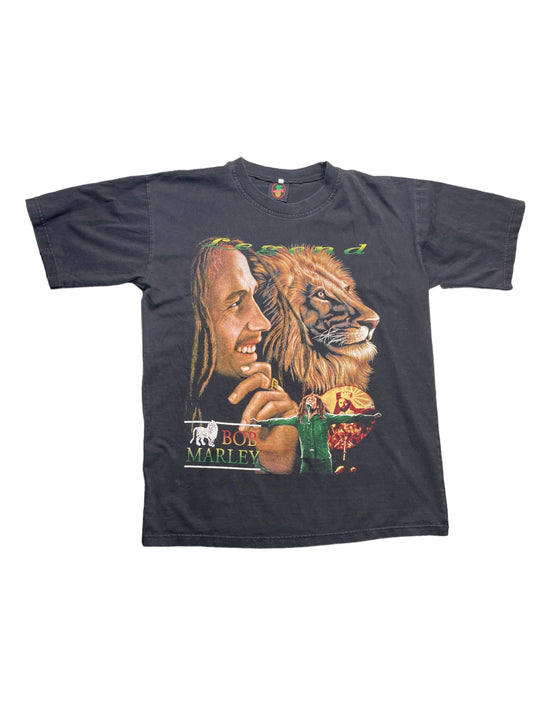 Vintage Y2K Bob Marley “Legend” Double Sided Rap Style Tshirt Large