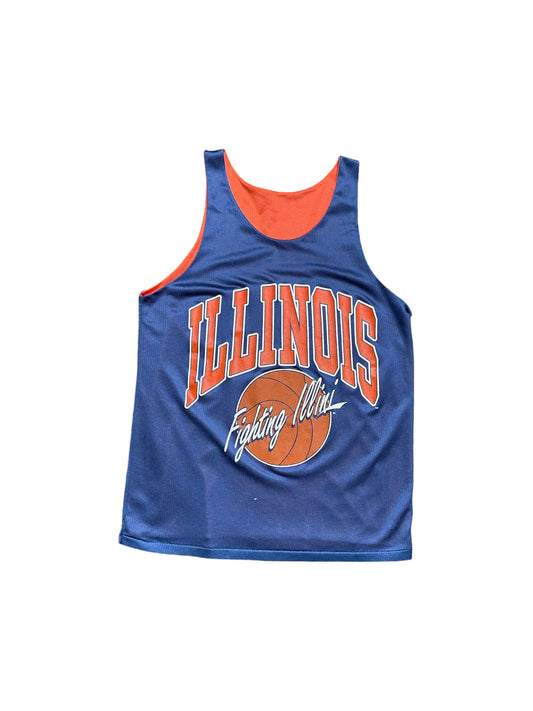 Vintage Illinois Basketball Jersey Medium