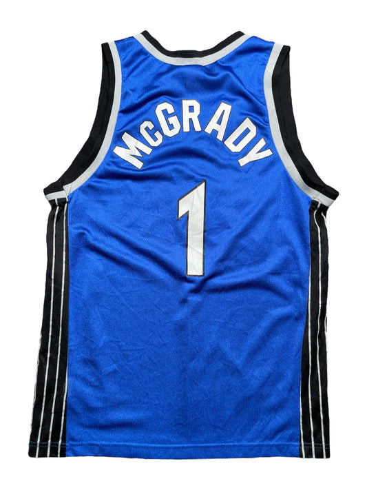 Vintage Champion Orlando Magic Tracy McGrady #1 NBA Basketball Jersey Medium