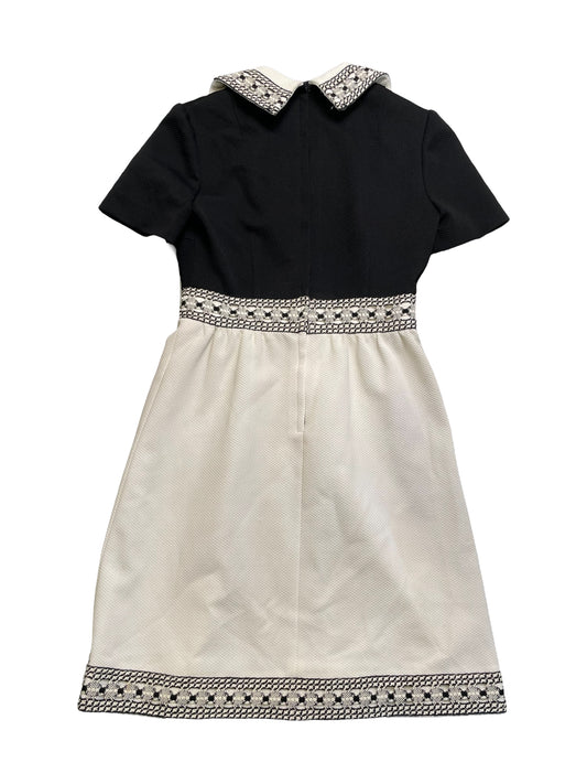 Vintage 50s/60s Cole Of Columbus Black And White Collared Mini Dress