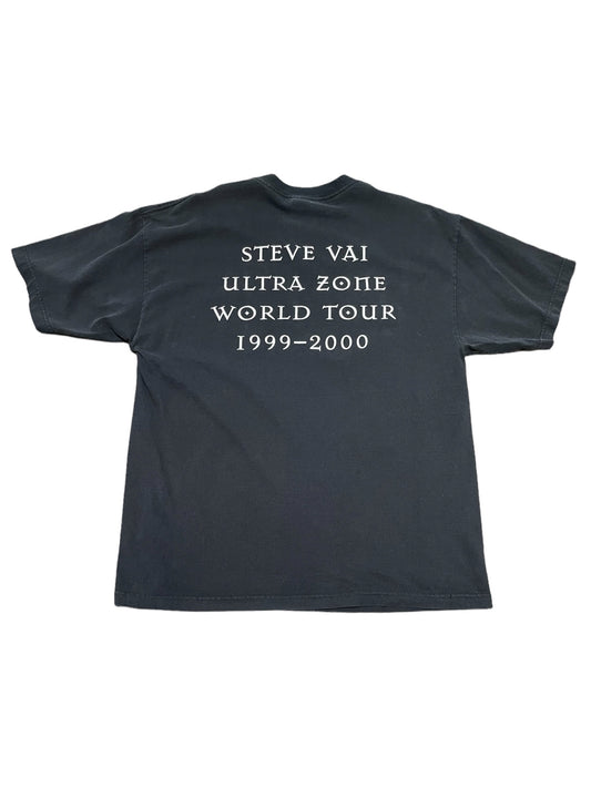 Vintage 1999-2000 Steve Vai Ultra Zone World Tour Band T Shirt XLarge