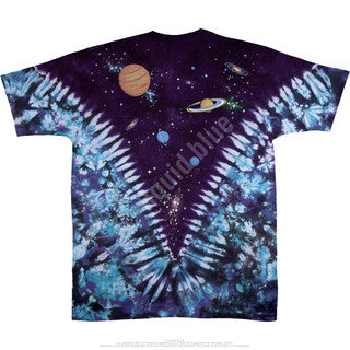 Liquid Blue Space Top Tie Dye T-Shirt